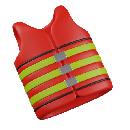 Fire Vest  3D Icon
