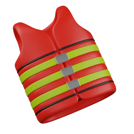 Fire Vest  3D Icon