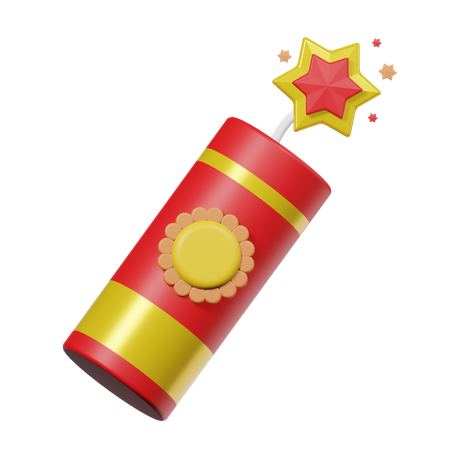 Fire Work  3D Icon
