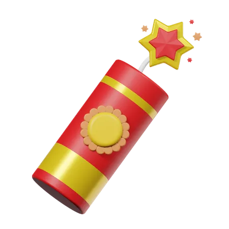 Fire Work  3D Icon