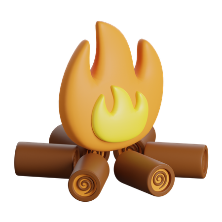 Firecamp  3D Icon