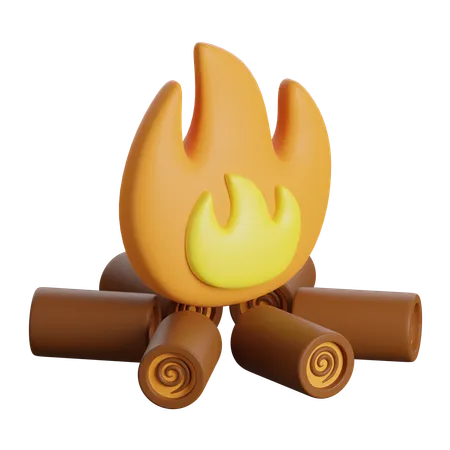 Firecamp  3D Icon
