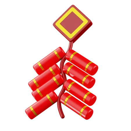 爆竹  3D Icon