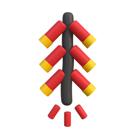 爆竹  3D Icon