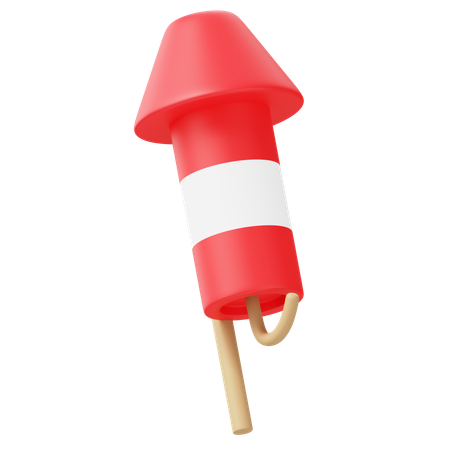 Firecracker  3D Icon