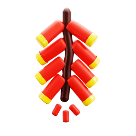 Firecracker  3D Icon