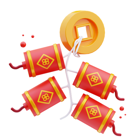 Firecracker  3D Icon