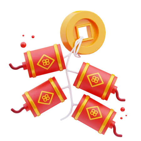 Firecracker  3D Icon