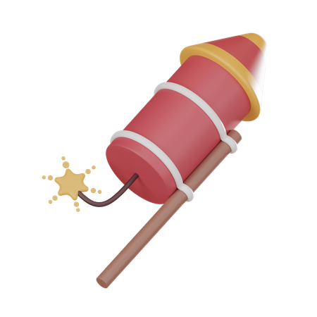 Firecracker  3D Icon