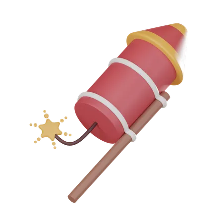 Firecracker  3D Icon