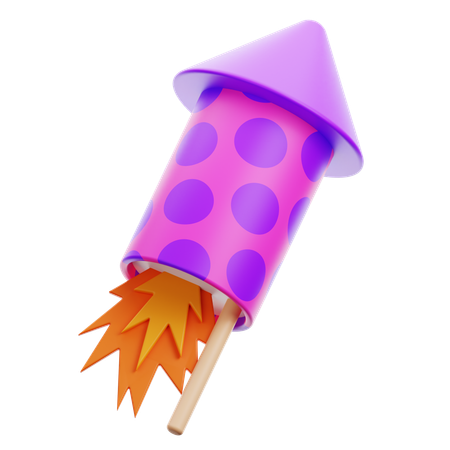 Firecracker  3D Icon