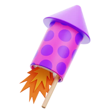 Firecracker  3D Icon