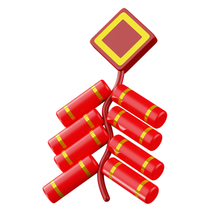 Firecracker  3D Icon