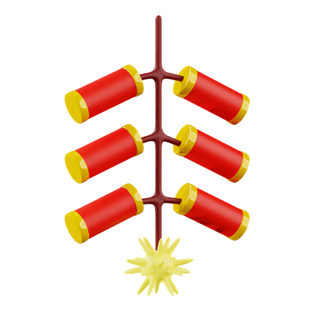 Firecracker  3D Icon