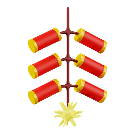 Firecracker  3D Icon