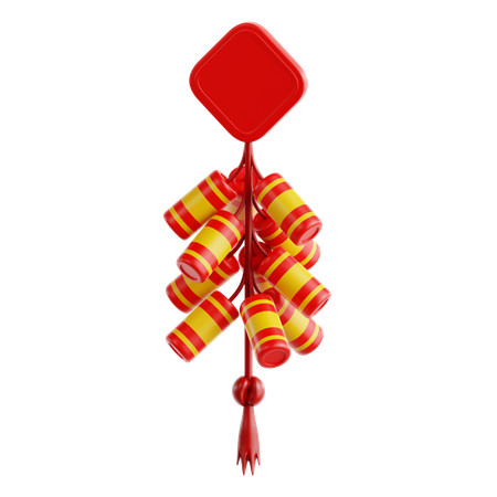 Firecracker  3D Icon