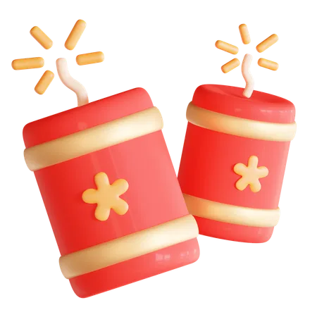 Firecracker  3D Icon