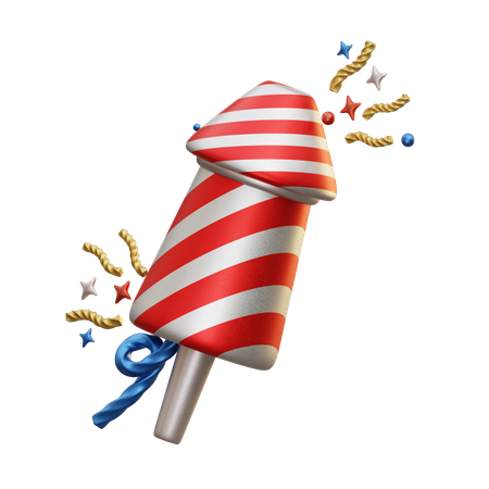 Firecracker  3D Icon