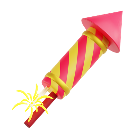 Firecracker  3D Icon