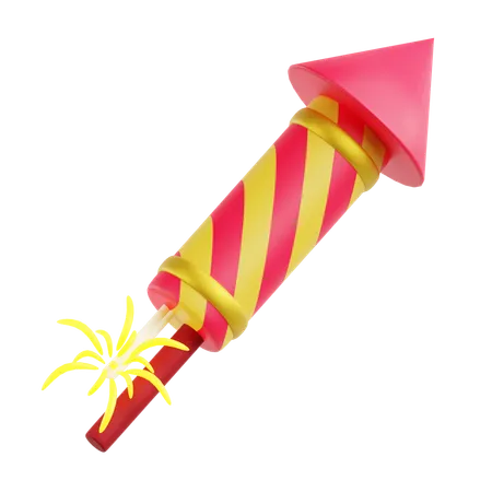 Firecracker  3D Icon