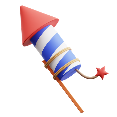 Firecracker  3D Icon