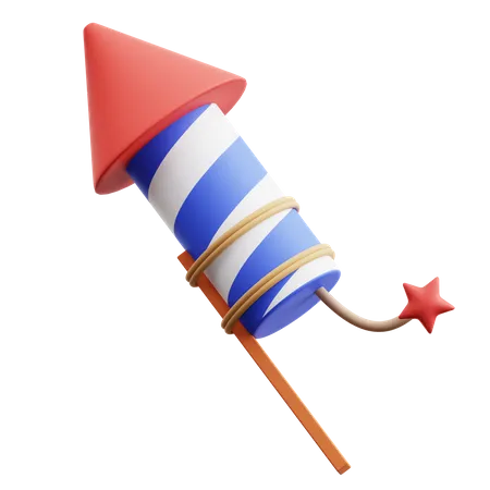 Firecracker  3D Icon