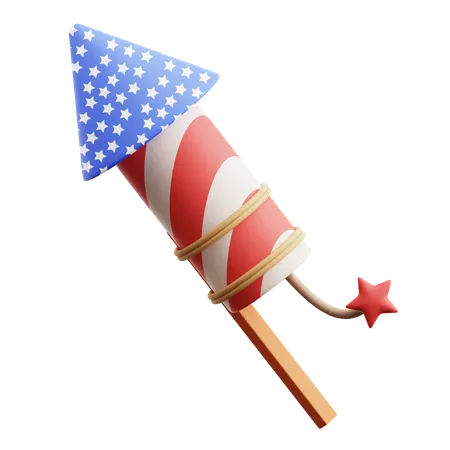 Firecracker  3D Icon