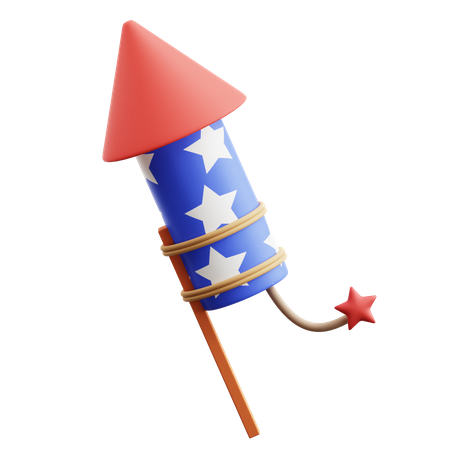 Firecracker  3D Icon