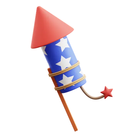 Firecracker  3D Icon