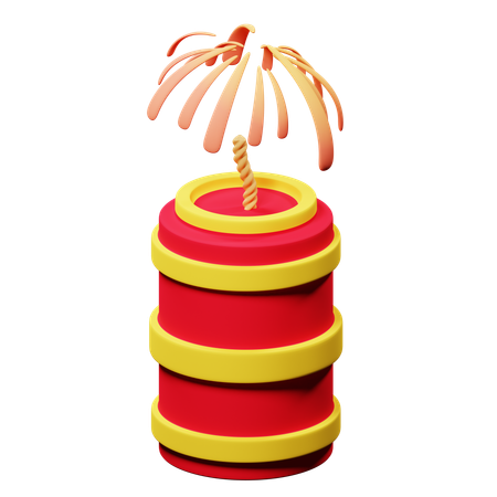 Firecracker  3D Icon