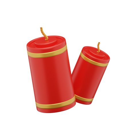 Firecrackers  3D Icon