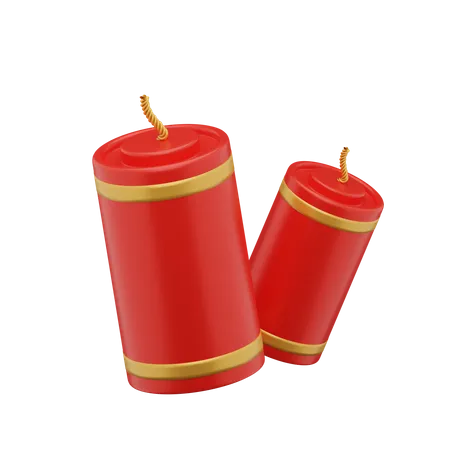 Firecrackers  3D Icon