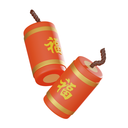 Firecrackers  3D Icon