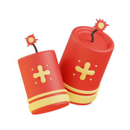 Firecrackers  3D Icon