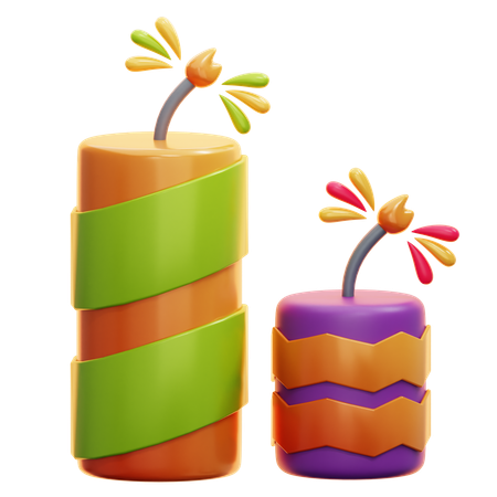 Firecrackers  3D Icon