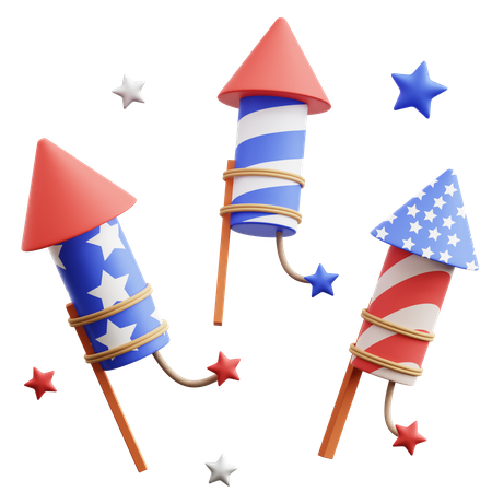 Firecrackers  3D Icon