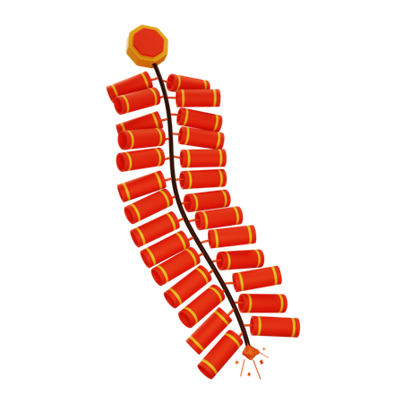 Firecrackers  3D Illustration