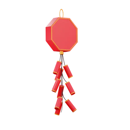 Firecrackers  3D Illustration