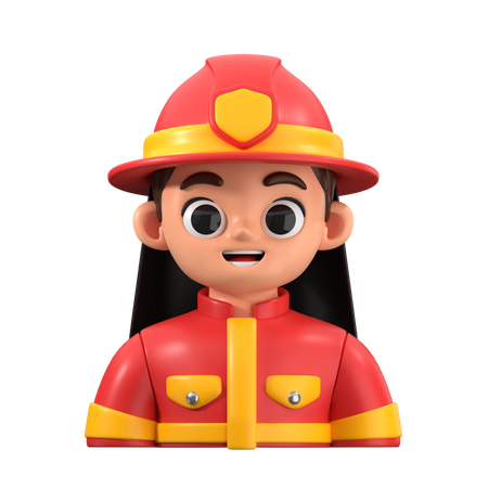 Firefighter  3D Icon