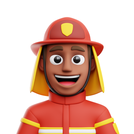 Firefighter  3D Icon