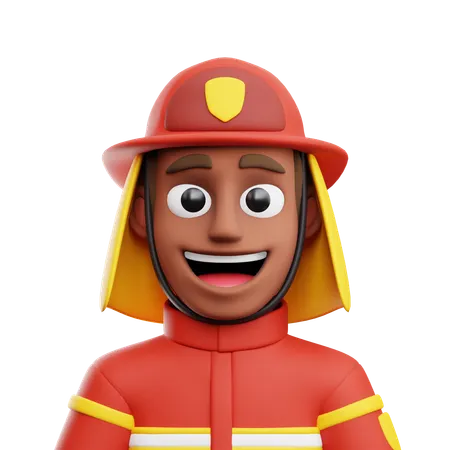 Firefighter  3D Icon