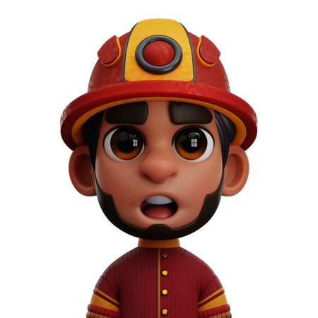 FIREFIGHTER  3D Icon