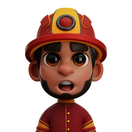 FIREFIGHTER  3D Icon