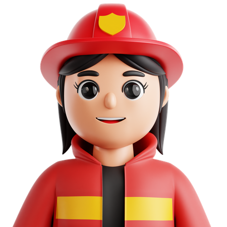 Firefighter  3D Icon