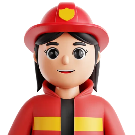 Firefighter  3D Icon