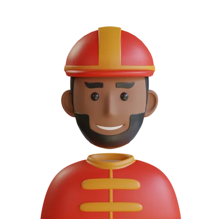 Firefighter  3D Icon