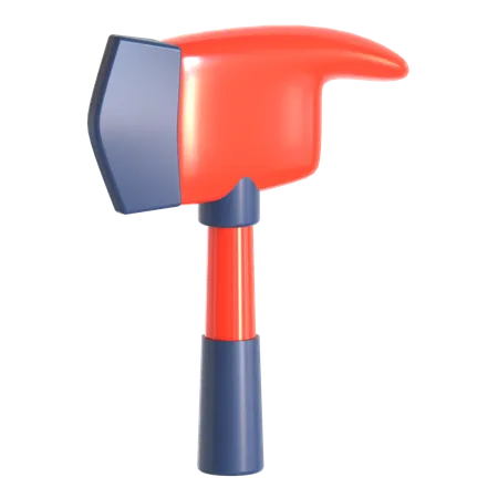 Firefighter Axe  3D Icon