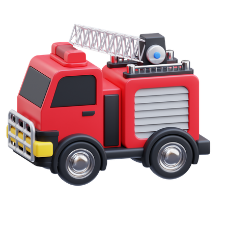 Firefighter Car  3D Icon