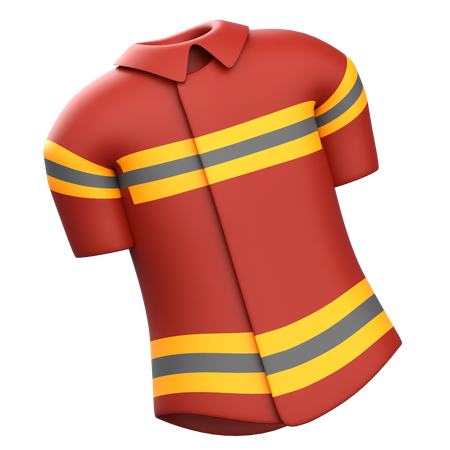 Firefighter clothes  3D Icon