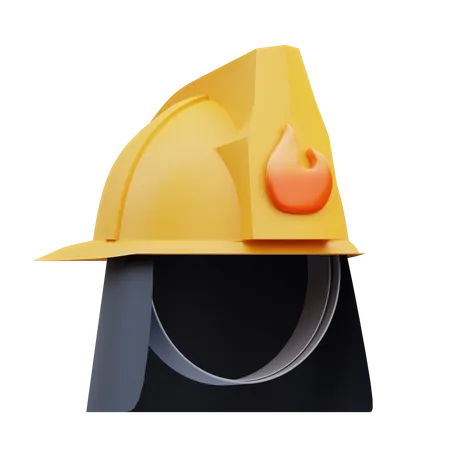 Firefighter Hat  3D Icon